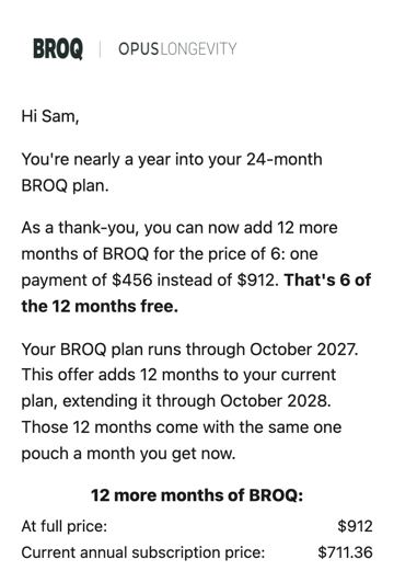 Phone preview of First email, Wed 21