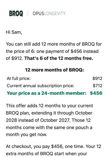 Phone preview of Second email, Fri 23