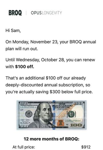 Phone preview of Renewal offer, Mon 26 (George W., Paul K., Rick D.)